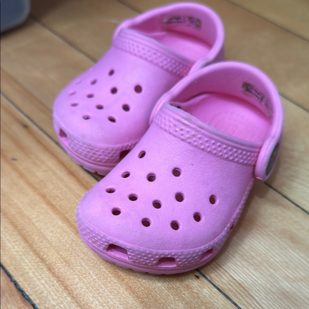 Kids Pink Crocs